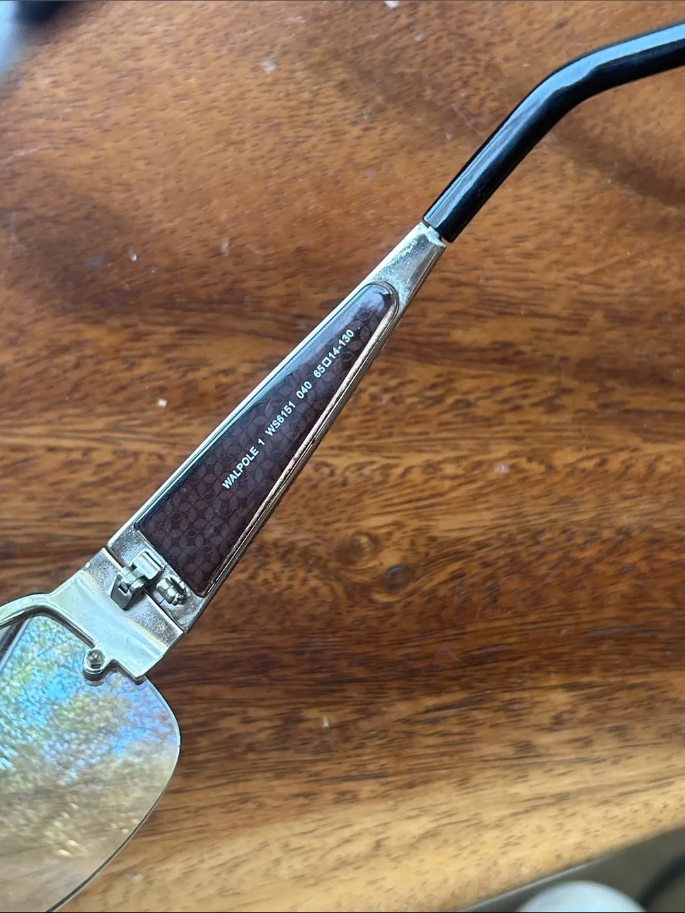 Relic Rimless Sunglasses - Silver Frame, Clear Gradient Lenses